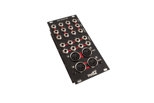 Five12 Jack Eurorack Expander Module (Vector) (Black)