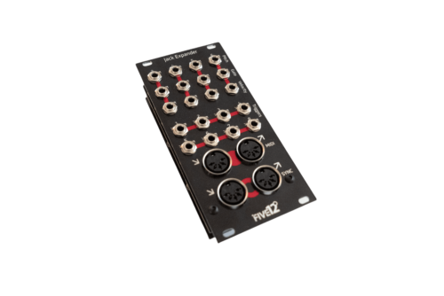 Five12 Vector Sequencer Expander Black Panel Eurorack Kit