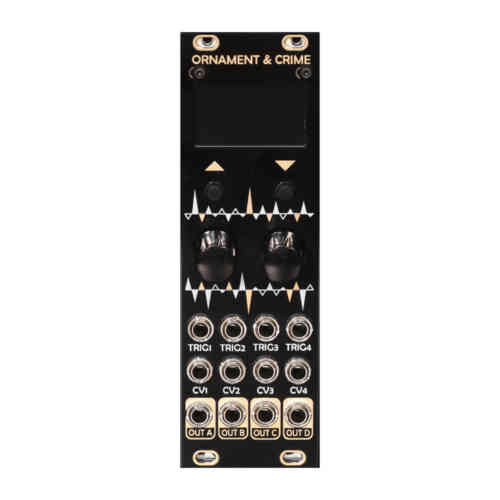 After Later Audio Ornament and Crime Eurorack Multi-Function Module (uO_C) (Black)