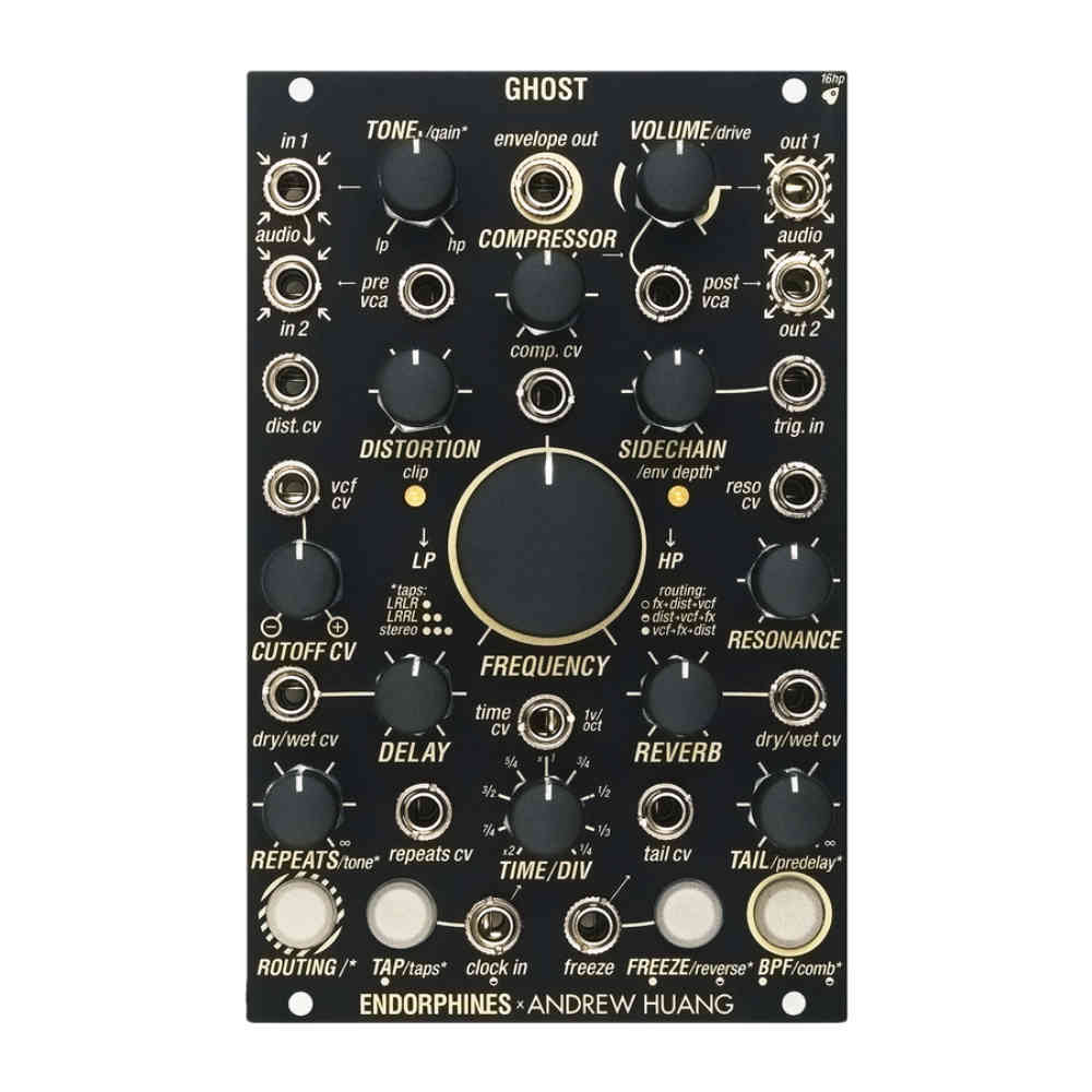 Endorphin.es Ghost Eurorack Stereo Multi-FX Module (Black)