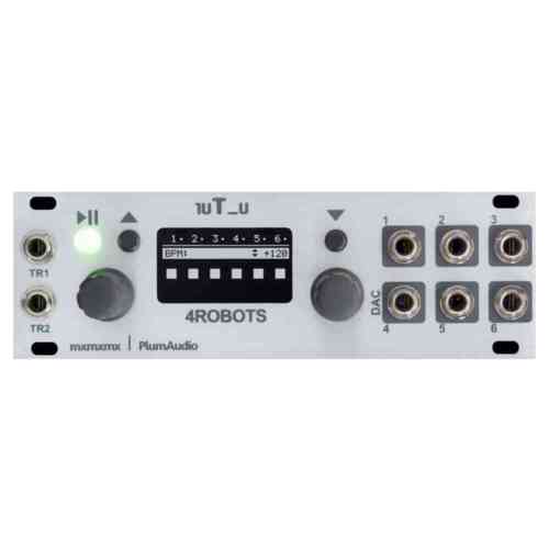 Plum Audio 1uT_u 4ROBOTS Eurorack Module (Silver)