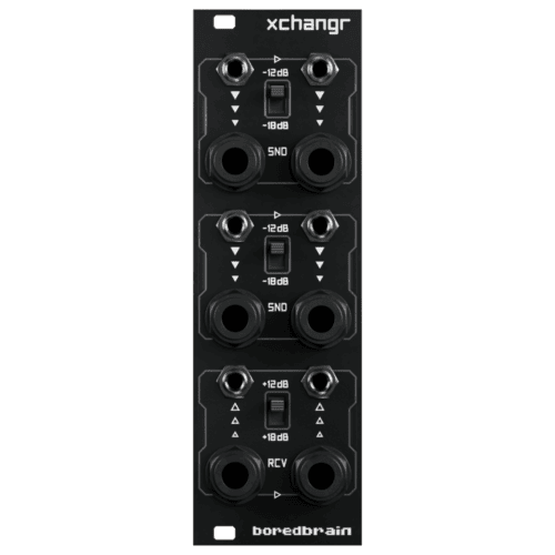 Boredbrain Xchangr Eurorack Audio Input and Output Module