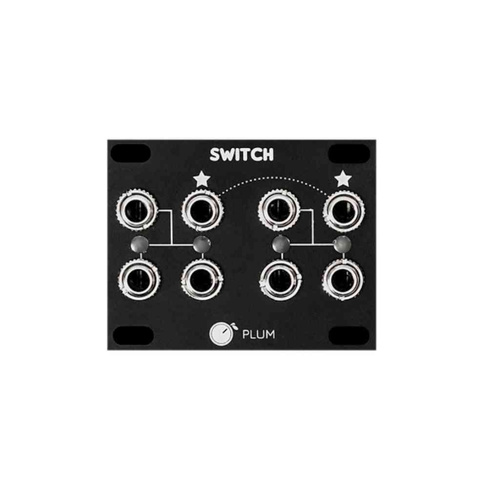 Plum Audio Switch 1U Eurorack Module (Black)