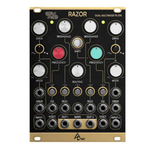 After Later Audio Razor Eurorack Dual Multimode Filter Module (Mutable Instruments Blades Clone)
