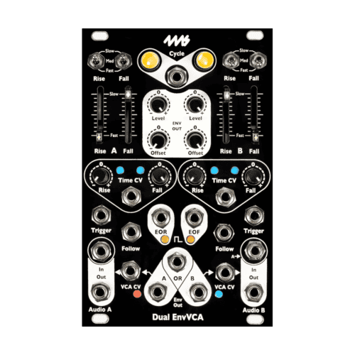 4ms Dual EnvVCA Eurorack Envelope Generator and VCA Module