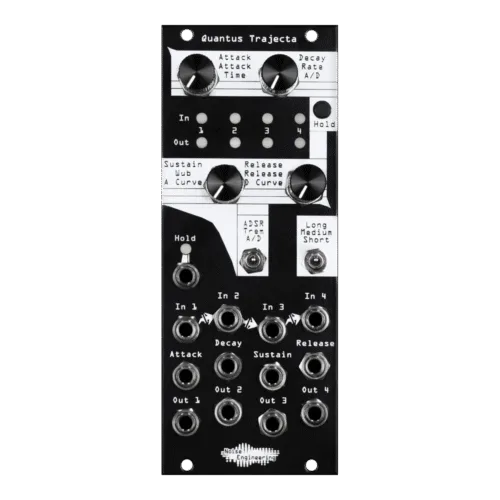 Noise Engineering Quantus Trajecta Eurorack Quad Envelope Module (Black)