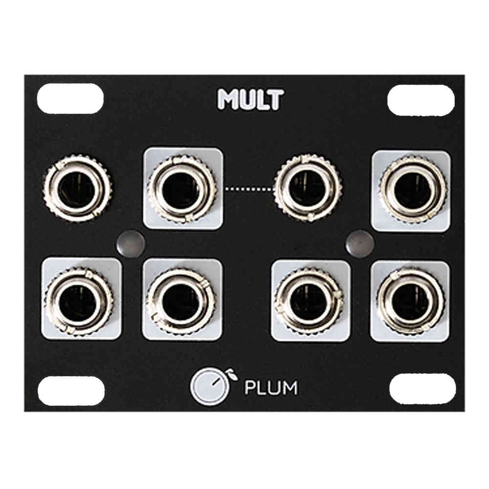 Plum Audio Buffered Multiple 1U (Black)