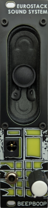 BeepBoop Electronics Eurostack Sound System Eurorack Speaker Module