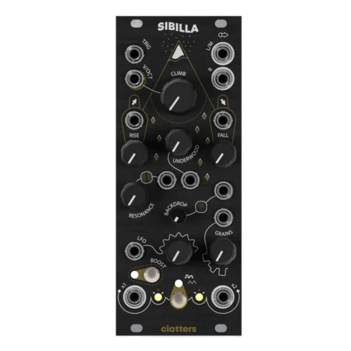 Clatters Machines Sibilla Eurorack Stereo Oscillator Module (Black)