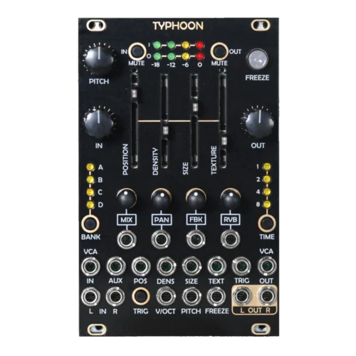 After Later Audio Typhoon Eurorack Granular Sampler Module (Mutable Instruments Clouds Clone) (Black)