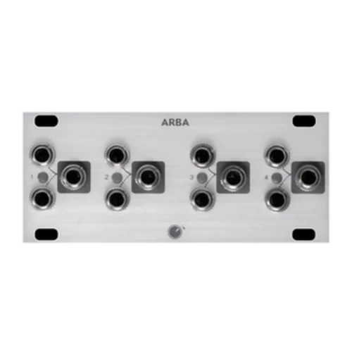 Plum Audio ARBA Eurorack Quad VCA Module (1U – Silver)