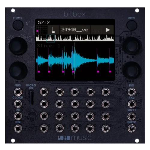 1010 Music Bitbox Mk2 Eurorack Sampler Module (Black)