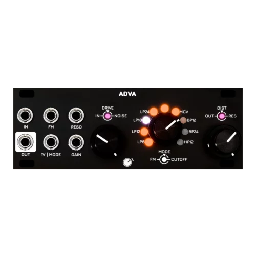 Plum Audio ADVA Eurorack Multimode Acid Filter Module (1U – Black)