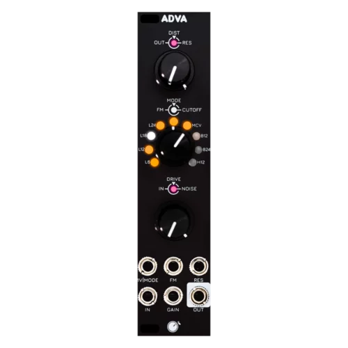 Plum Audio ADVA Eurorack Multimode Acid Filter Module (3U – Black)