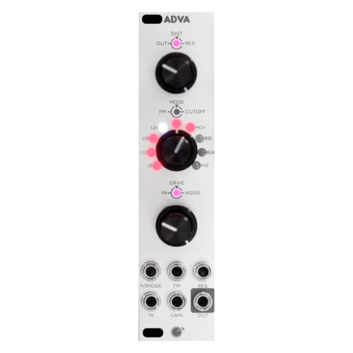 Plum Audio ADVA Eurorack Multimode Acid Filter Module (3U – Silver)