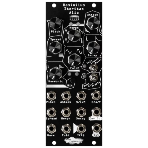 Noise Engineering Basimilus Iteritas Alia Eurorack Drum Synthesizer Module (Black)
