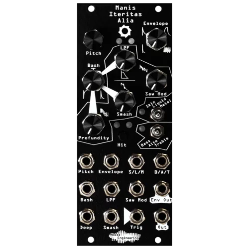 Noise Engineering Manis Iteritas Alia Eurorack Drum Synthesizer Module (Black)