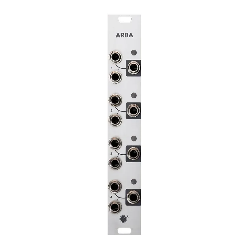 Plum Audio ARBA Eurorack Quad VCA Module (3U – Silver)