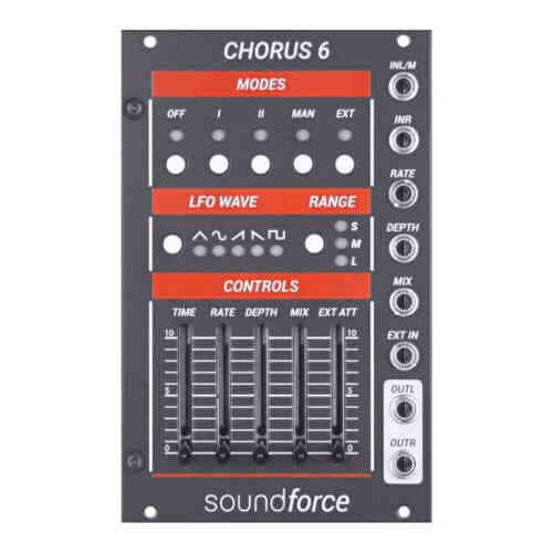 SoundForce Chorus 6 Eurorack Analog BBD Module (Grey)