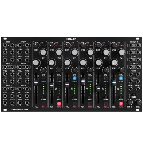 Boredbrain Xcelon Eurorack Stereo Mixer Module