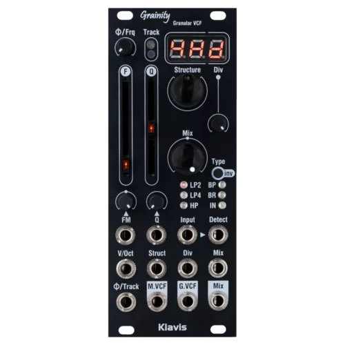 Klavis Grainity Eurorack Granular Multimode Filter Module (Black)