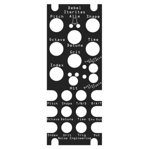 Noise Engineering Debel Iteritas Alia Overlay Single Panel (Black)