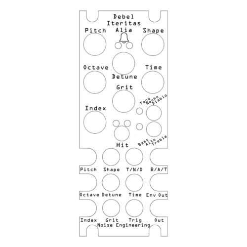 Noise Engineering Debel Iteritas Alia Overlay Single Panel (Silver)