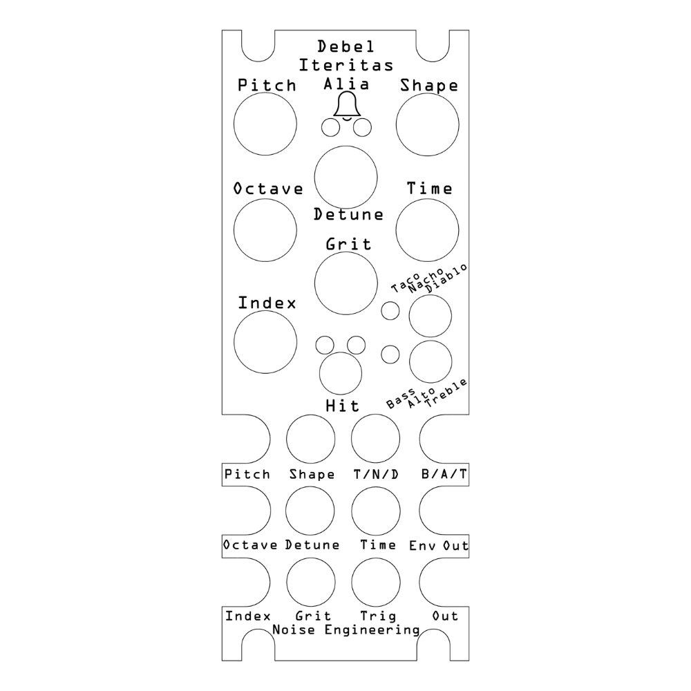 Noise Engineering Debel Iteritas Alia Overlay Single Panel (White)