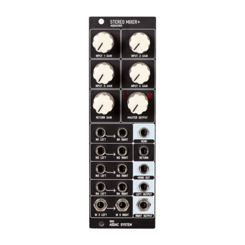 ADDAC 813 Stereo Mixer+ Eurorack Module