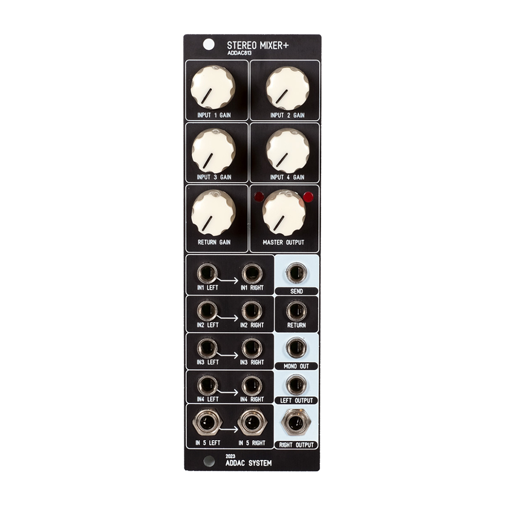 ADDAC 813 Stereo Mixer+ Eurorack Module