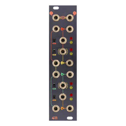 Frap Tools 411 Quad Linear VCA Eurorack Module