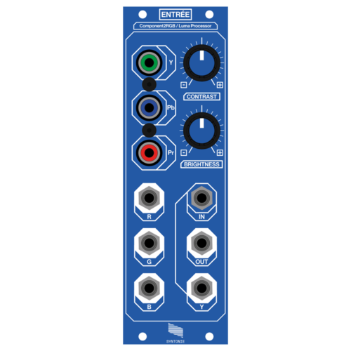 Syntonie Entrée RGB Converter Luma Processor Video Eurorack Module
