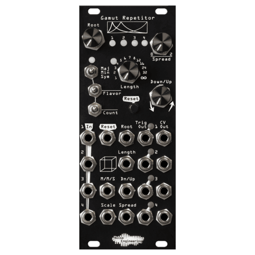 Noise Engineering Gamut Repetitor Eurorack Four Channel Generative Sequencer Module (Black)