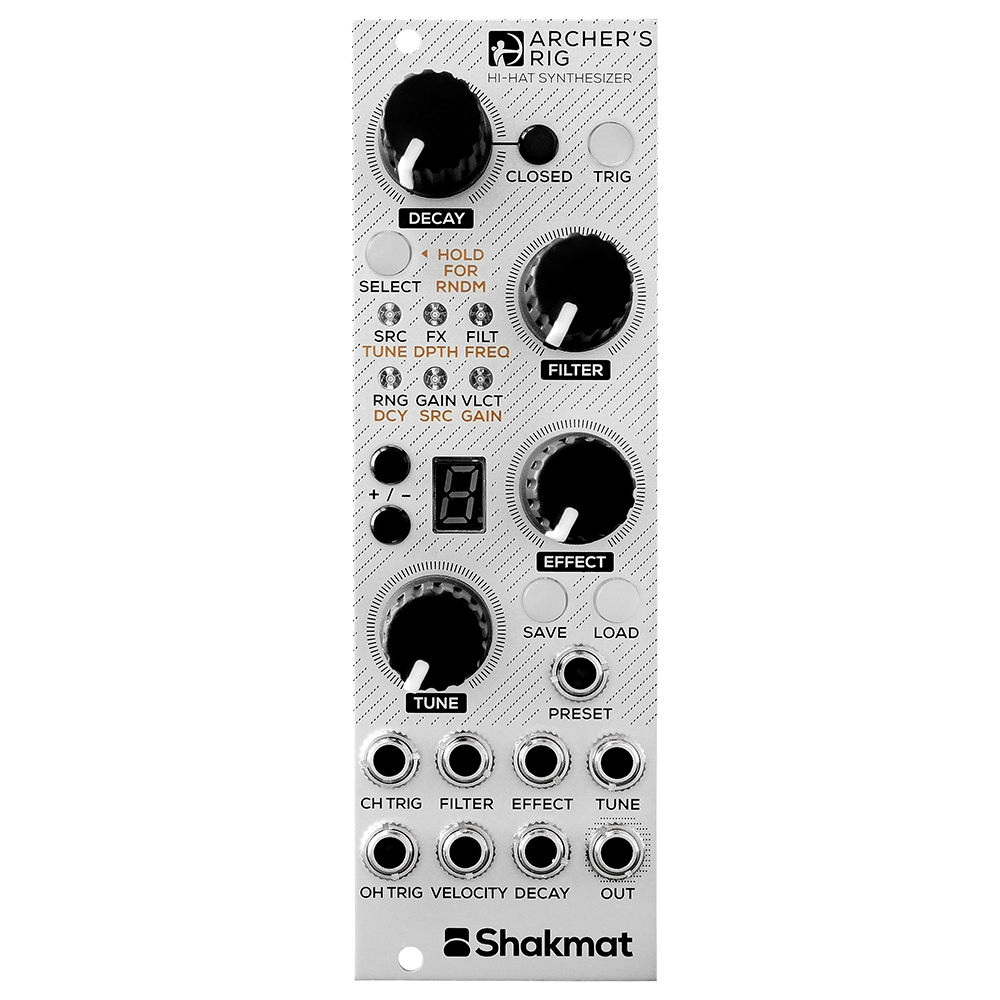 Shakmat Modular Archer’s Rig Eurorack Percussion Synthesiser Module