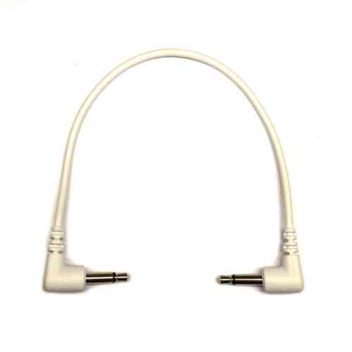 Tendrils Right Angled Eurorack Patch Cable (6 Pack – 15cm – White)