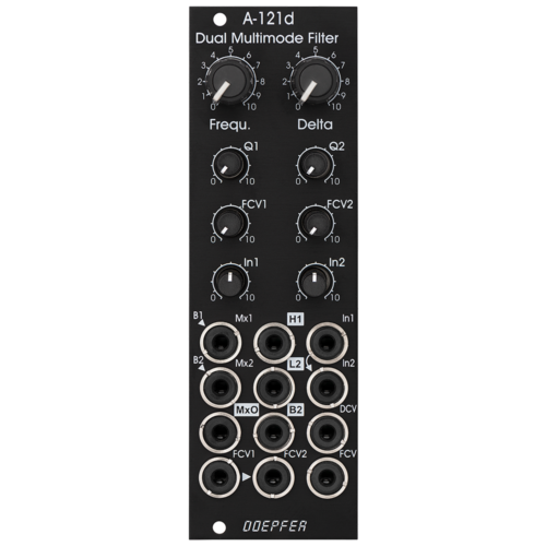 Doepfer A-121dV Eurorack Dual Multimode Filter Module (Vintage Black)