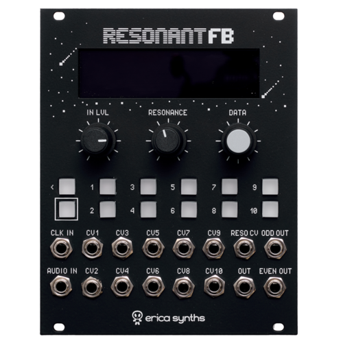 Erica Synths Graphic Resonant Filterbank Eurorack Filter Effect Module