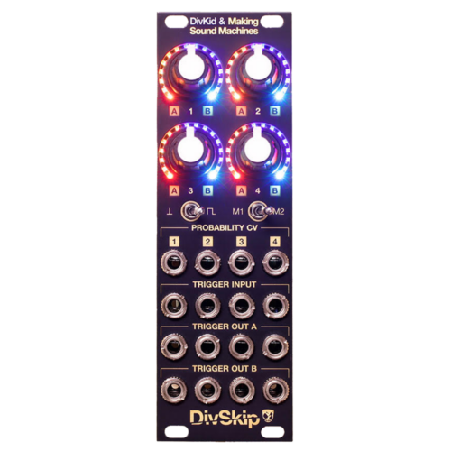 Making Sound Machines X DivKid DivSkip Eurorack Four Channel Trigger Gate Processor Module