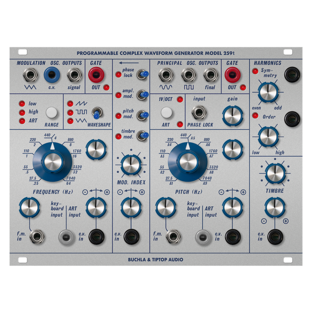 Buchla and TipTop Audio 259t Eurorack Complex Waveform Generator Module