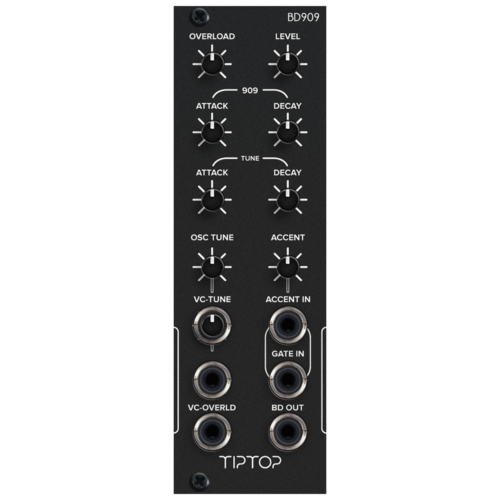 Tiptop Audio BD909 Analogue Bass Drum Eurorack Module (Black)