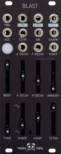 Patching Panda Blast Eurorack Kick Drum Module (Black)
