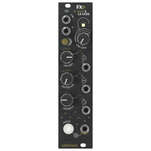 Clatters Machines EXP-FX Sibilla Expander Eurorack Module (Black)