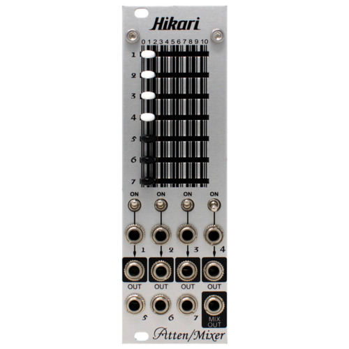 Hikari Instruments Atten/Mixer Eurorack Attenuator Mixer Module