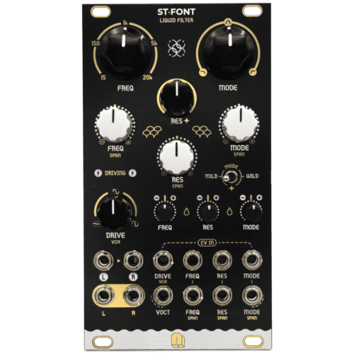 NANO Modules ST-FONT Eurorack Stereo Liquid Filter Module