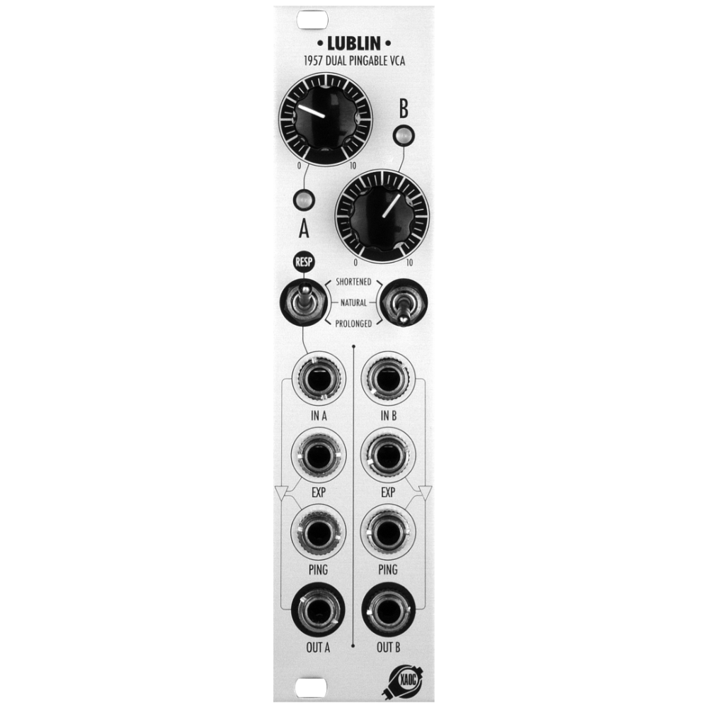 Xaoc Devices Lublin Eurorack Dual Pingable VCA Module