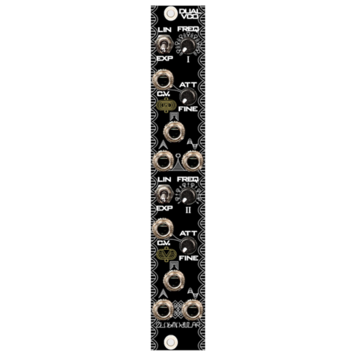 Zlob Modular Dual VCO Eurorack Dual Analog Voltage Controlled Oscillator Module