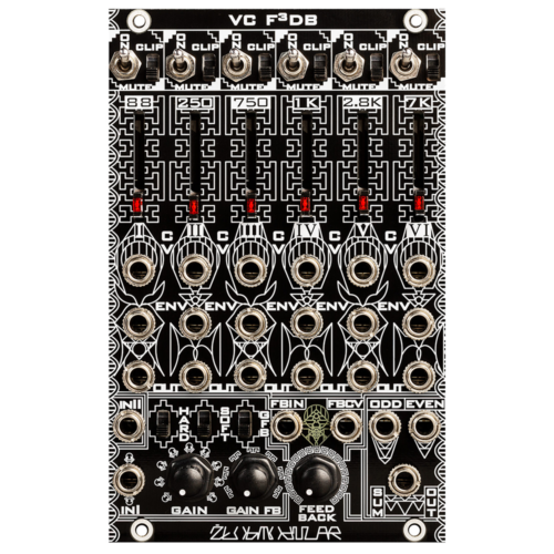 Zlob Modular VC F3DB Eurorack Fixed Filter Bank Module