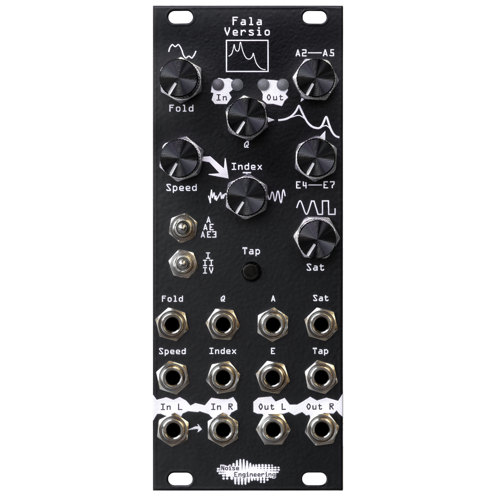 Noise Engineering Fala Versio Eurorack Stereo Formant Filter Module (Black)