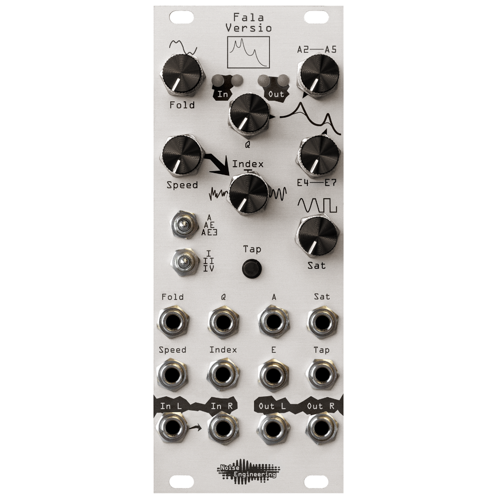 Noise Engineering Fala Versio Eurorack Stereo Formant Filter Module (Silver)