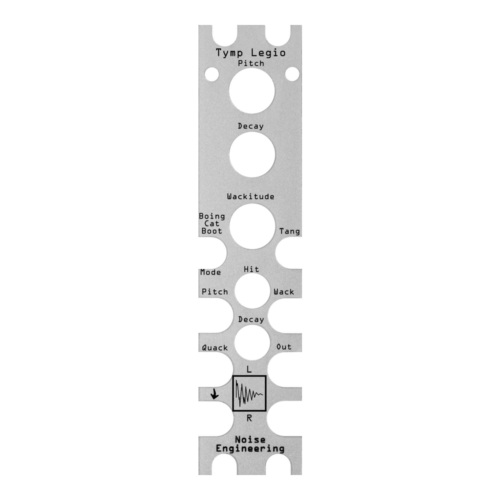 Noise Engineering Tymp Legio Overlay Panel (Silver)